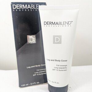 Dermablend Leg and‎ Body Cover SUNTAN MakeUp body Foundation SPF 15 3.4 Oz